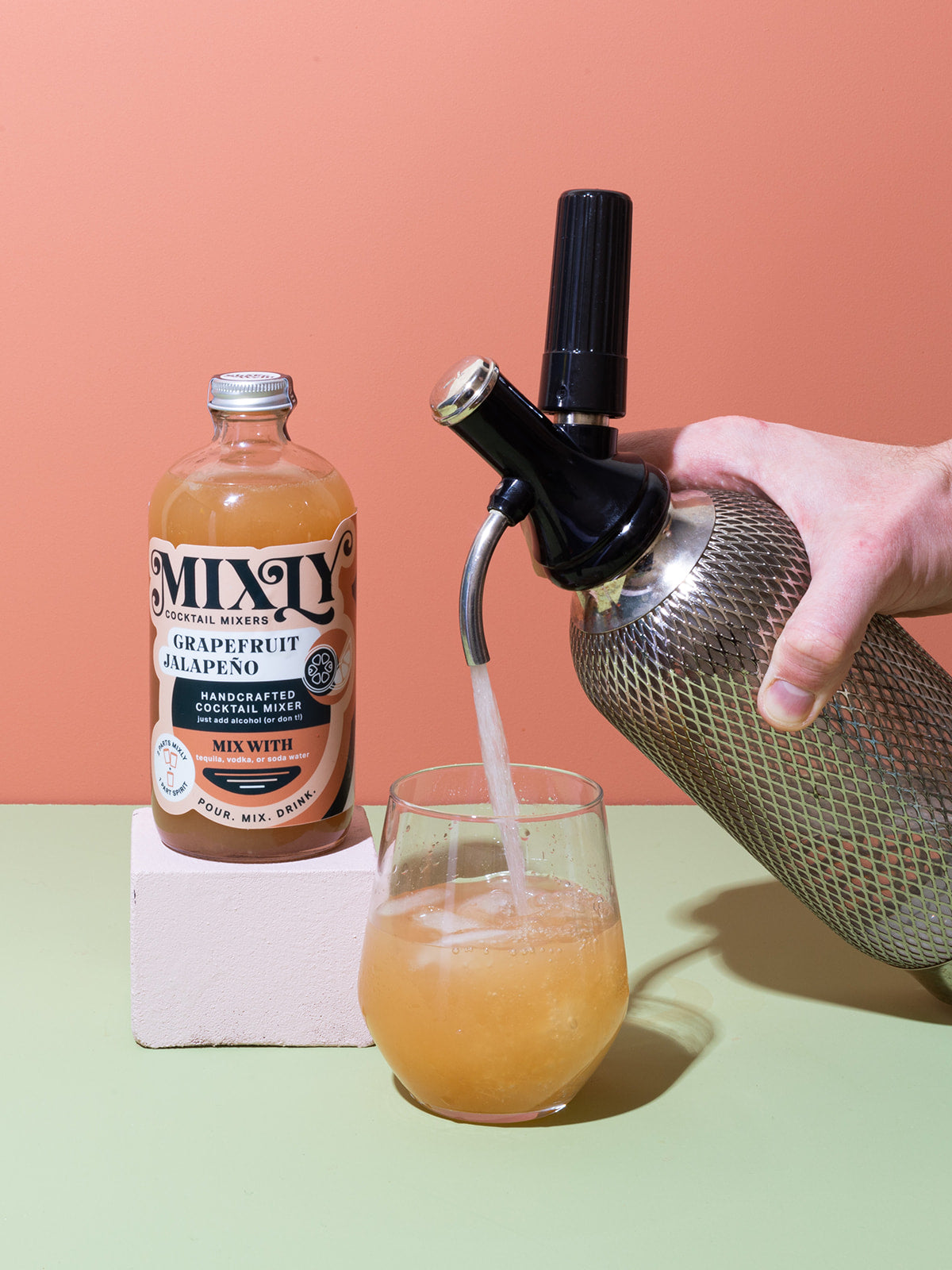 Grapefruit Jalapeño - Spicy Margarita Cocktail & Mocktail Mixer