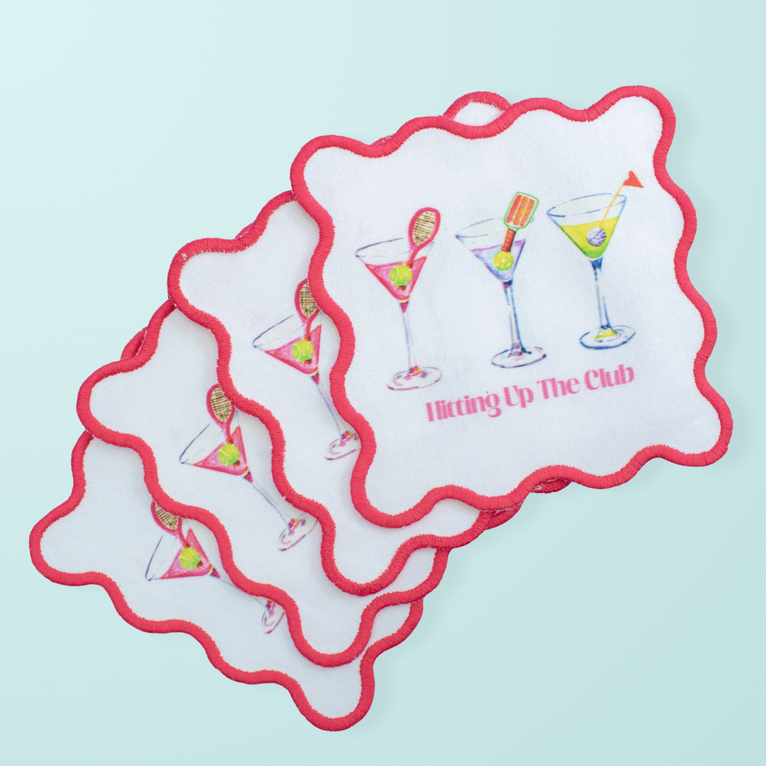 Country Club Cocktails Squares