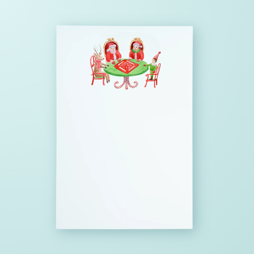 Christmas Mahjong Notepad