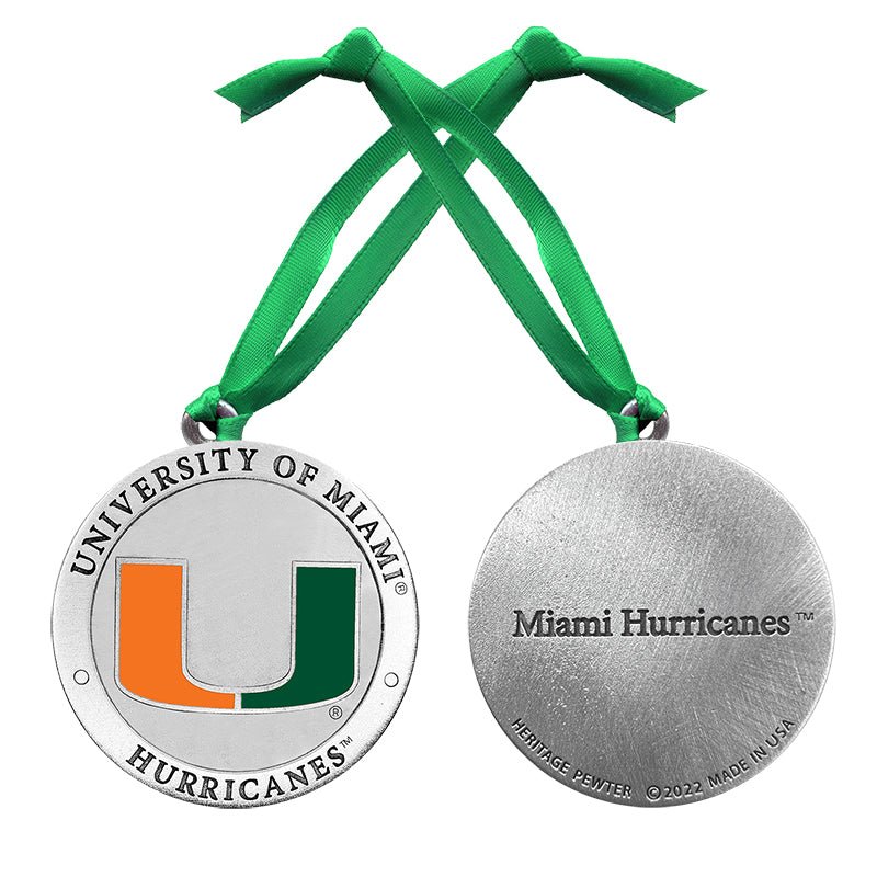 Miami Hurricanes Ornament