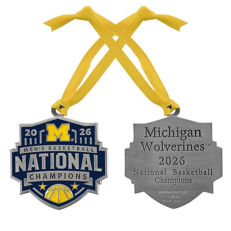 2026 Michigan Basketball Championship Ornament