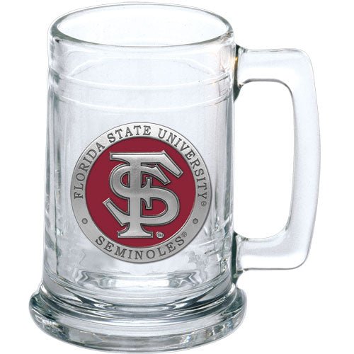Florida State University FS Logo Stein, 15 oz