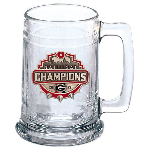 Georgia Bulldogs National Champions 2021 Spike Logo Stein, 15 oz