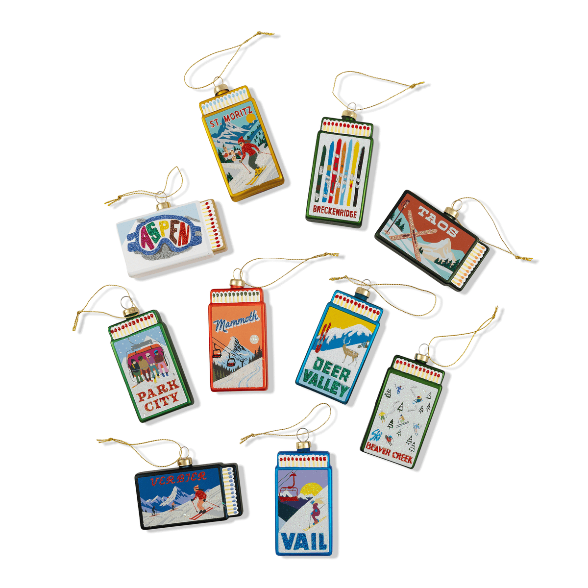 Matchbook Ornament - Austin