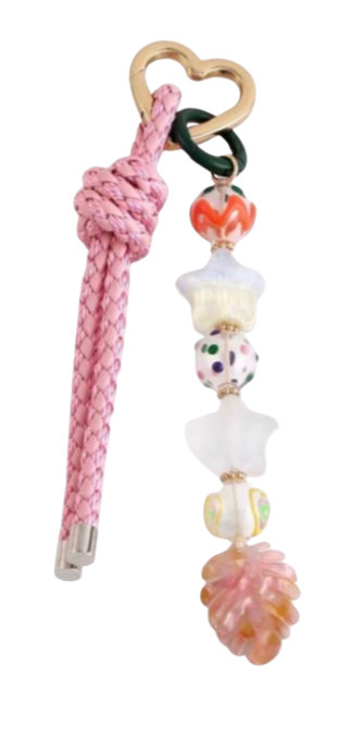 Pink Starry Bag Charm