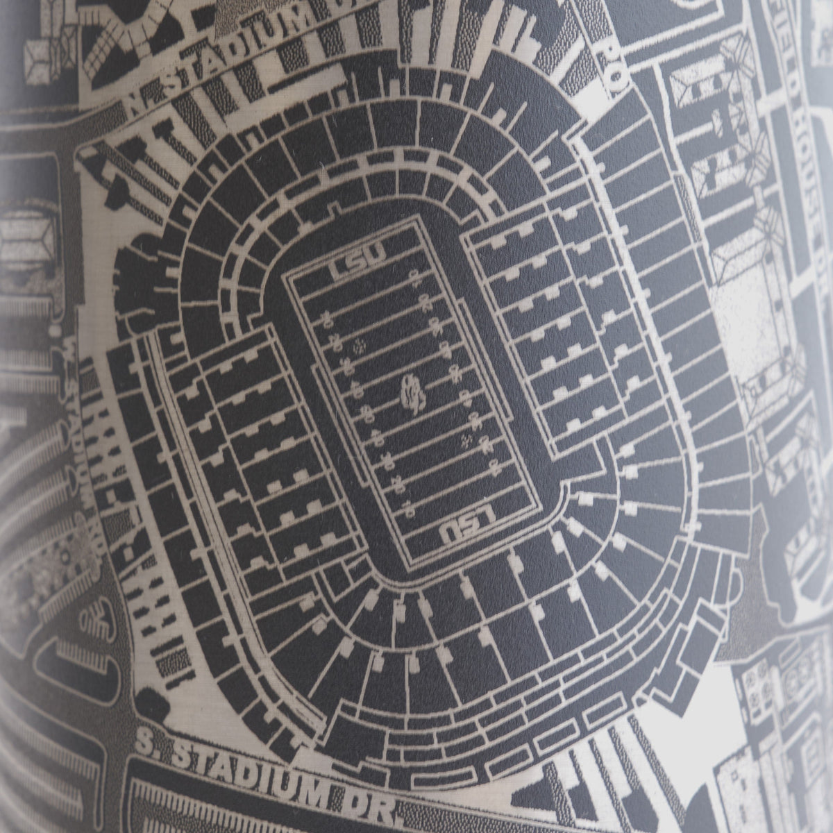 Baton Rouge, Louisiana Tumbler Art (Tiger Stadium)