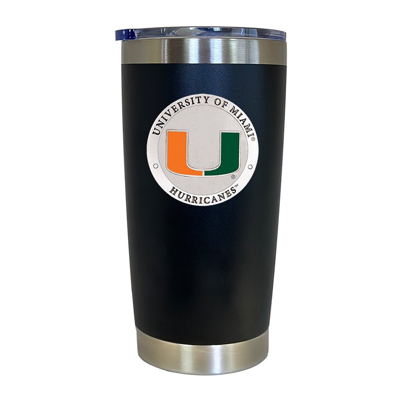 Miami Hurricanes Chrome Thermal Drink, 20 oz