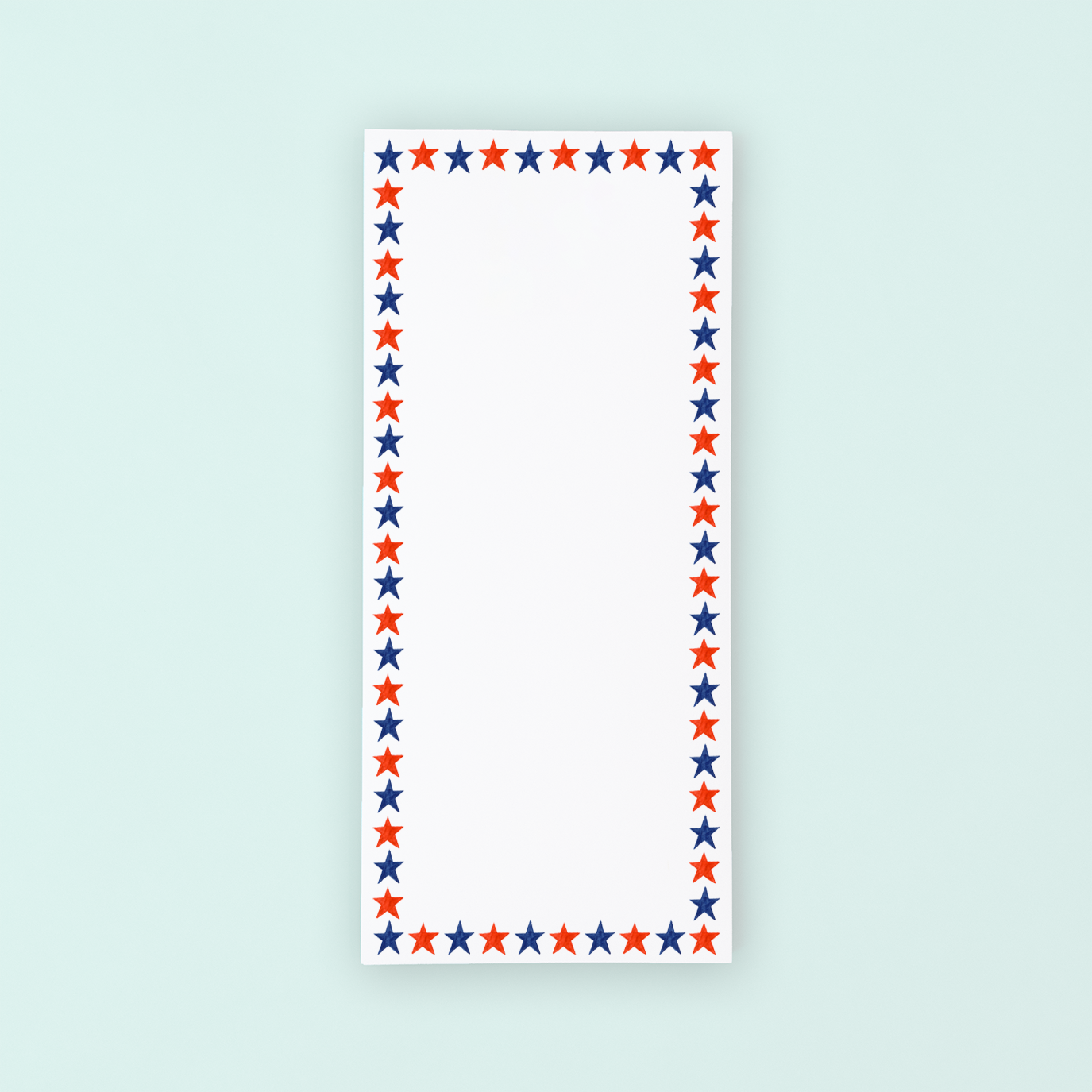 4th of July Stars Lists Pad