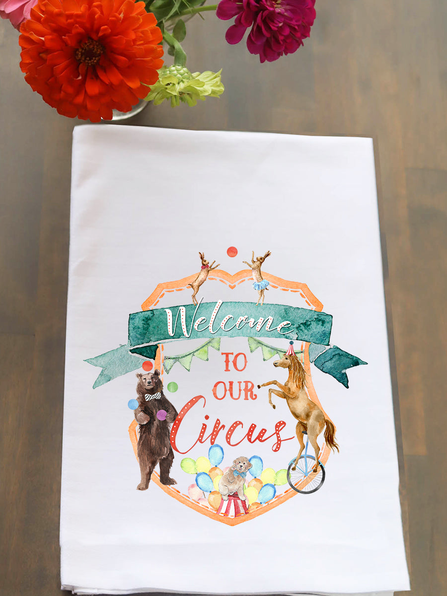 Welcome to the Circus Kitchen Towel