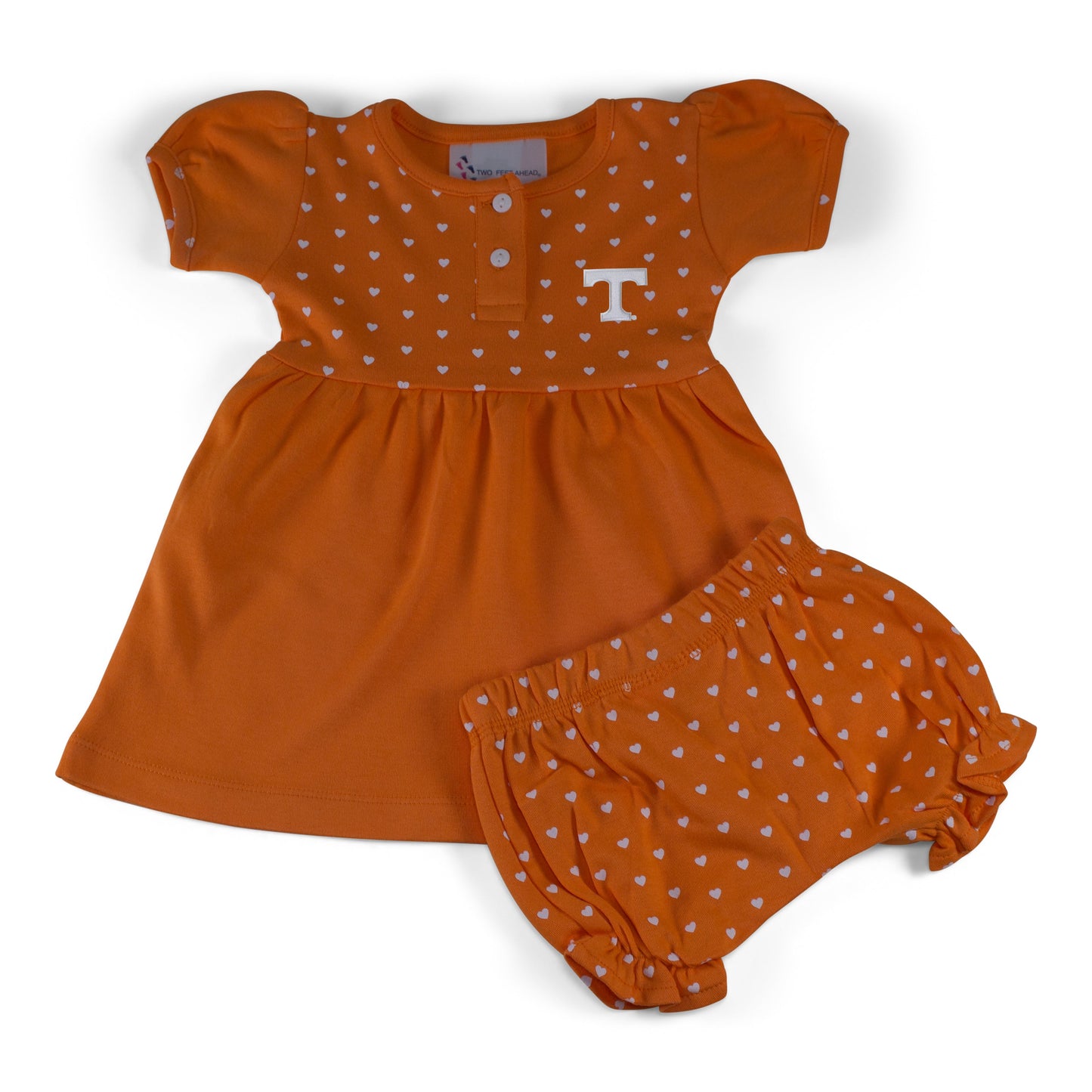 Tennessee Girl's Heart Dress with Bloomers