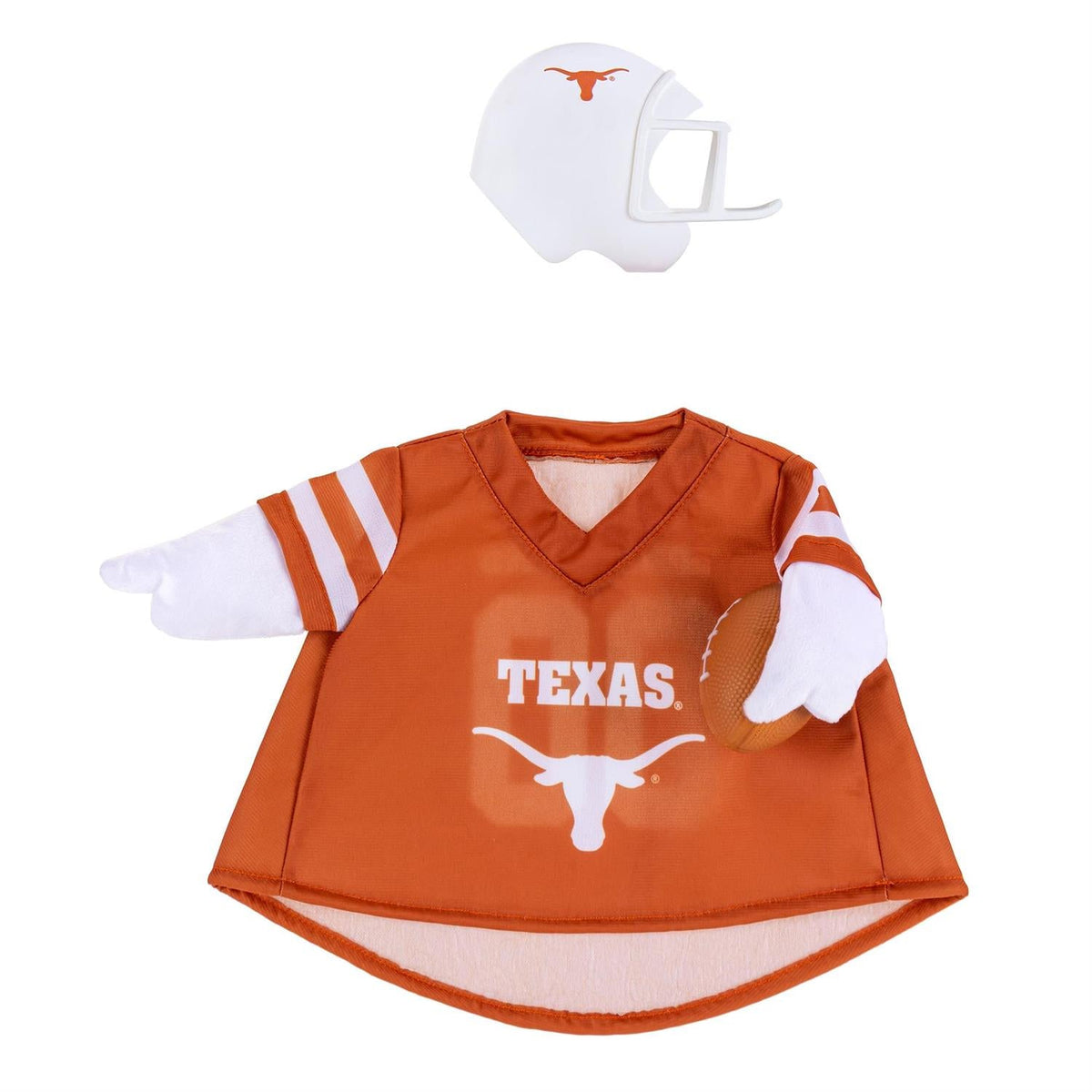 Texas Longhorns Football Porch Goose Outfit with Helmet