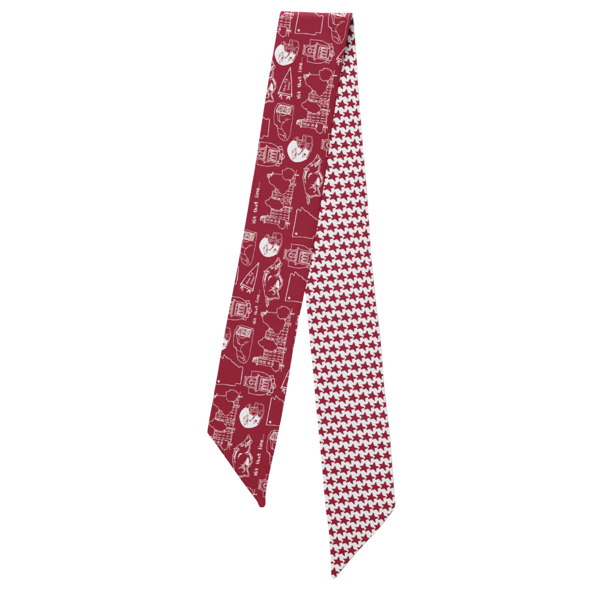 The University of Arkansas - The Skinny Scarf