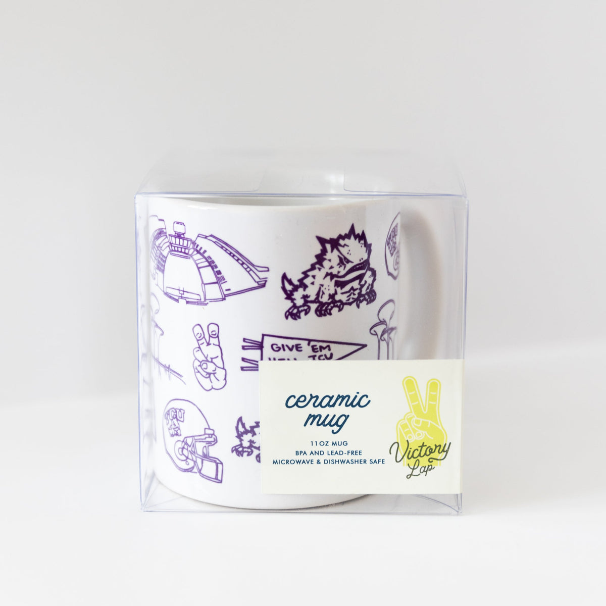Texas Christian University (TCU) - 11 oz Porcelain Mug
