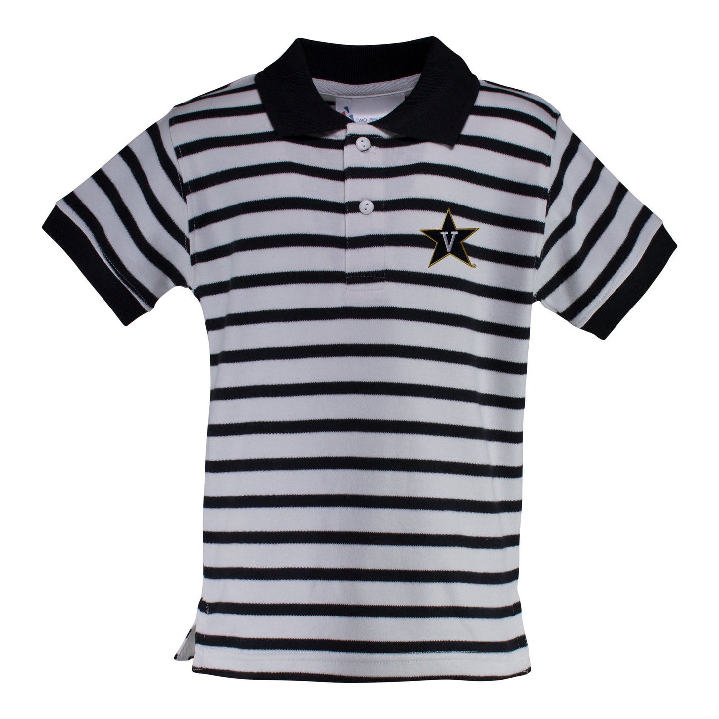 Vanderbilt Stripe Golf Shirt
