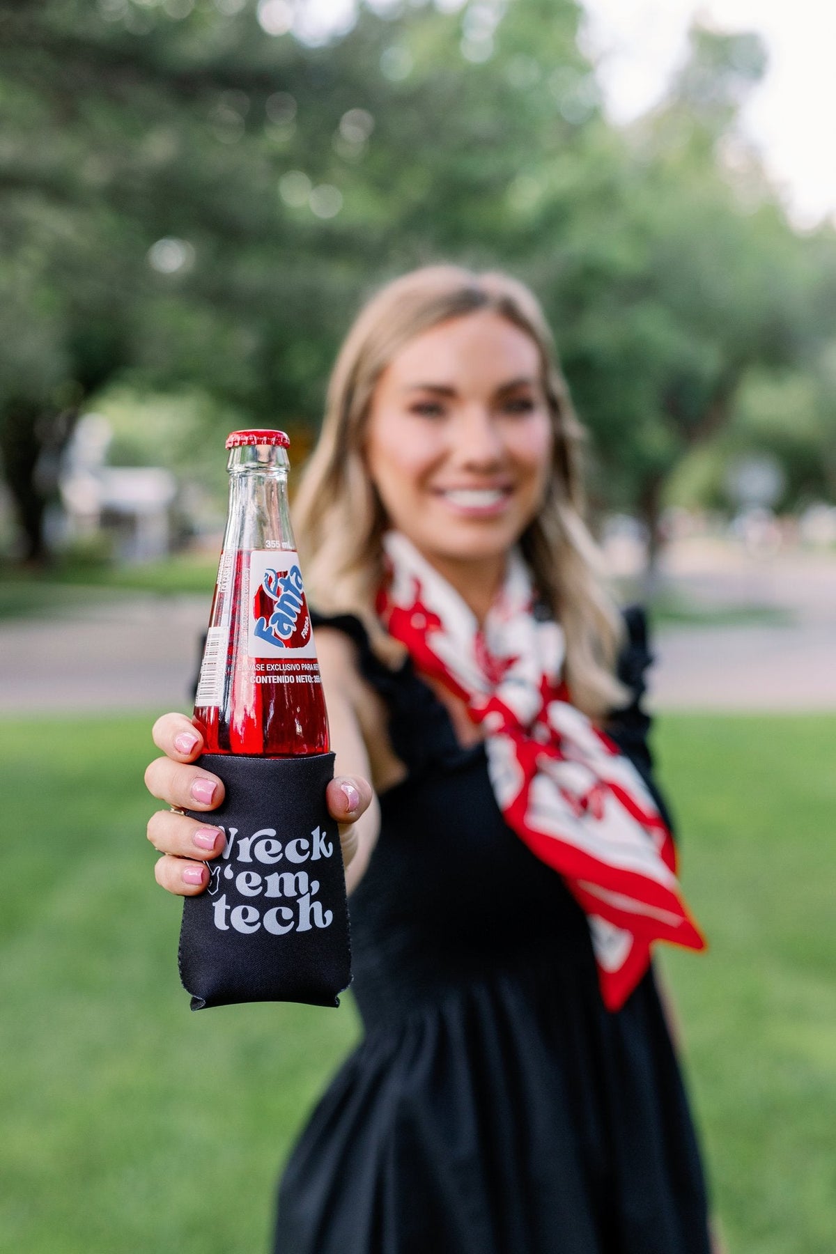 Texas Tech University - Can Koozie, Black