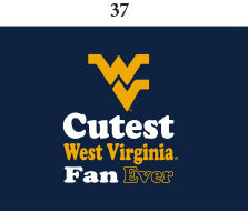 West Virginia Infant Lap Shoulder Creeper Print