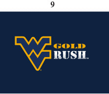 West Virginia Infant Lap Shoulder Creeper Print