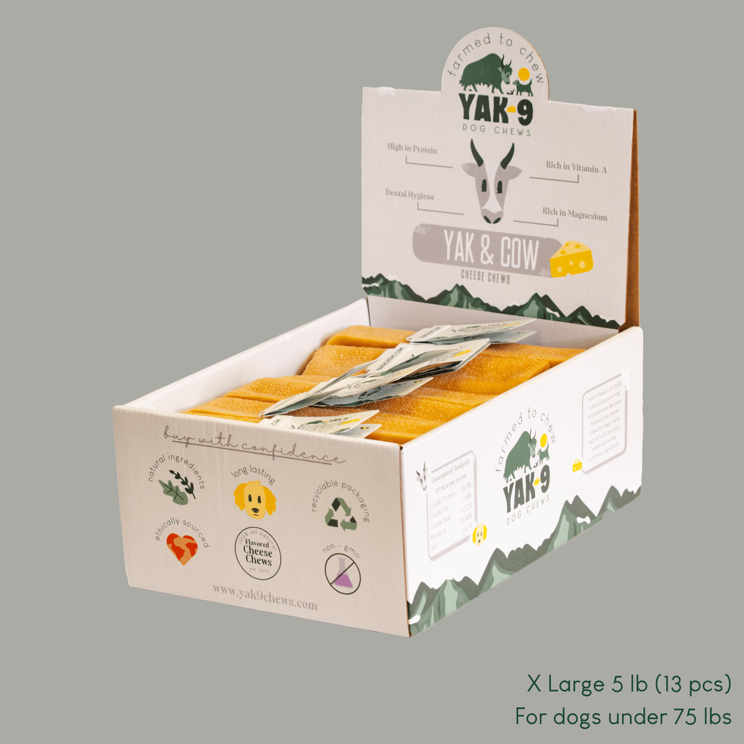 Yak and Cow Milk Chews for Dogs