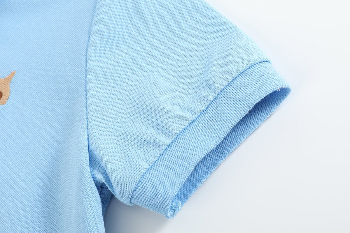 Blue Puppy Golf Polo Shirt