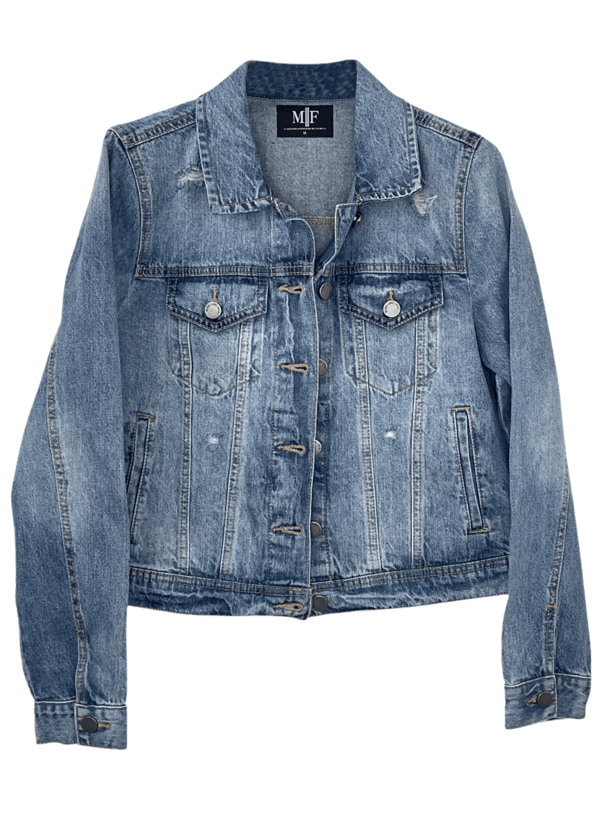 Wake Forest Script Blue Denim Jacket