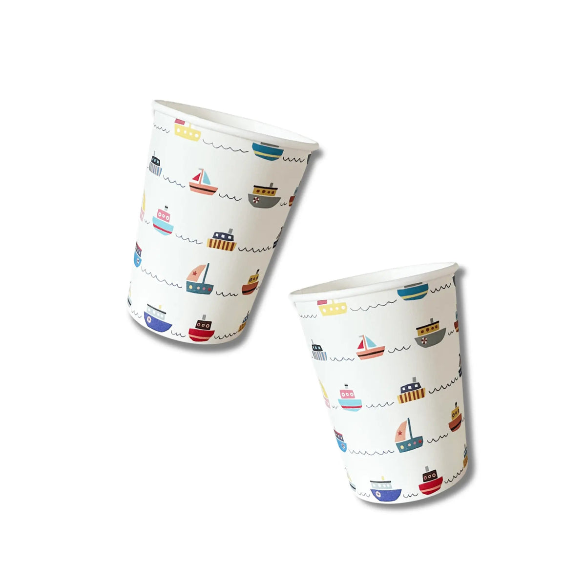Boat Paper Party Cups (8pcs)