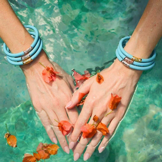 Budhagirl Three Kings All Weather Bangles® (AWB®) - Turquoise