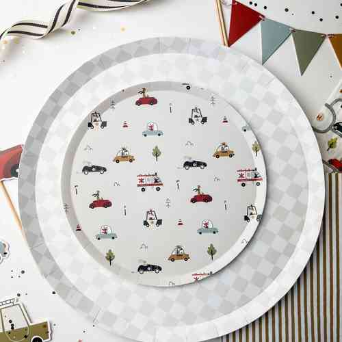 Car Party Tableware Kit