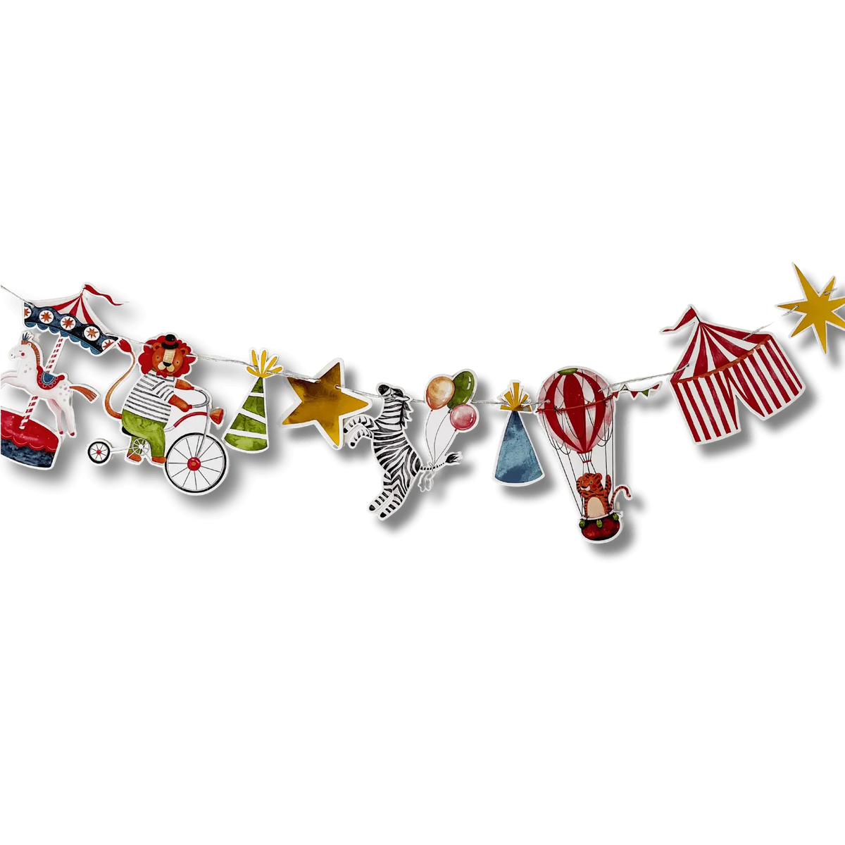Carnival Banner β Circus Garland, 8ft