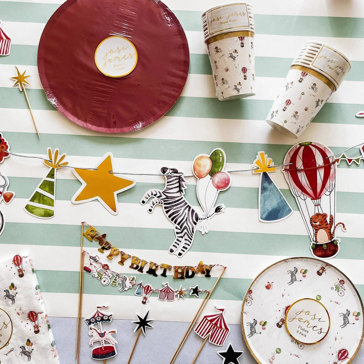 Carnival Banner β Circus Garland, 8ft