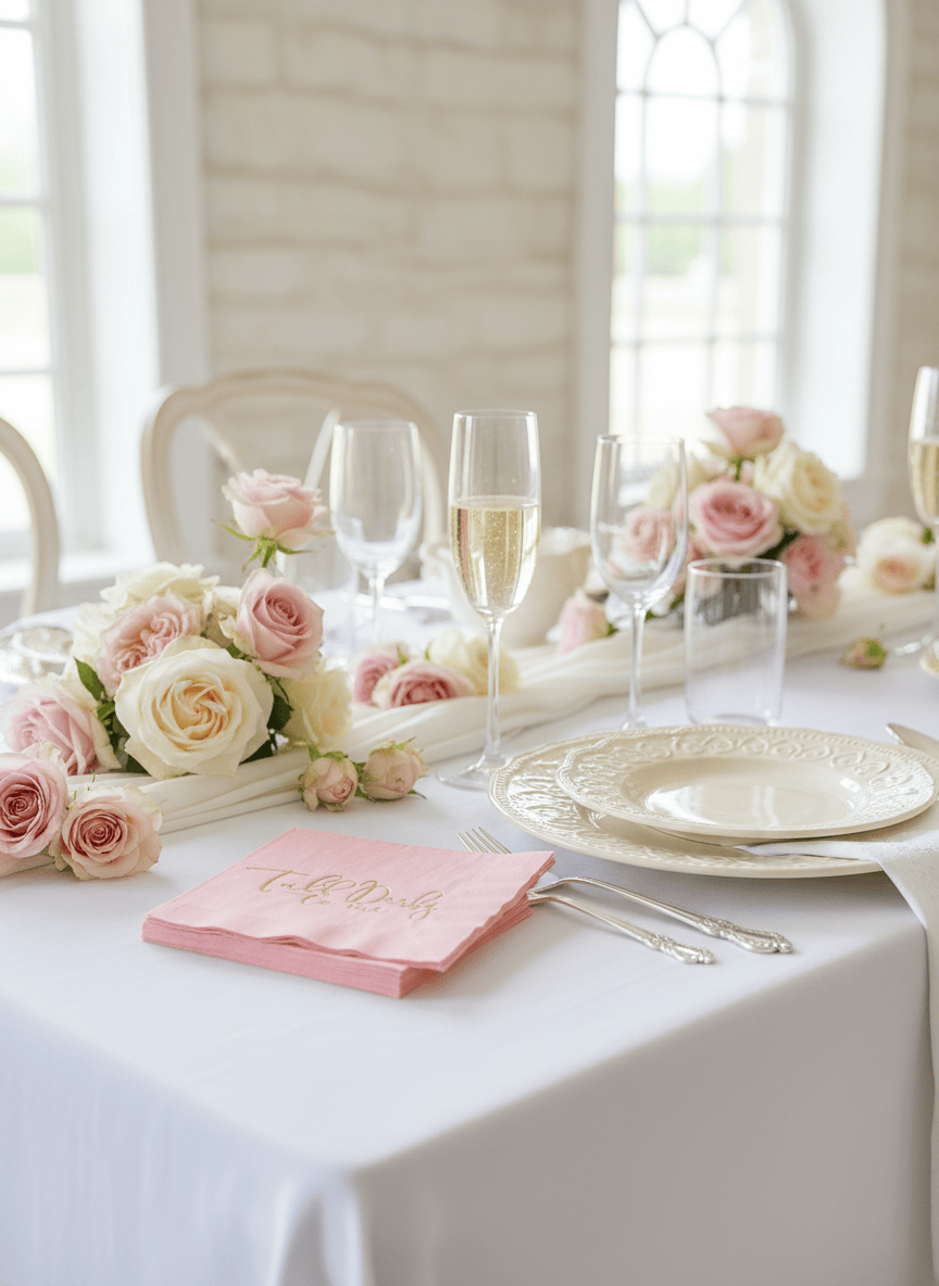 Talk Derby To Me Pink Luncheon Napkins - Kentucky Derby Party Napkins