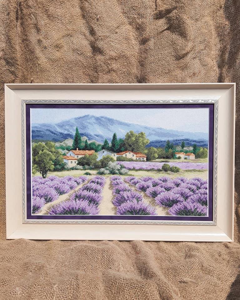 Cross-stitch kit M-416C "Mountain lavender"