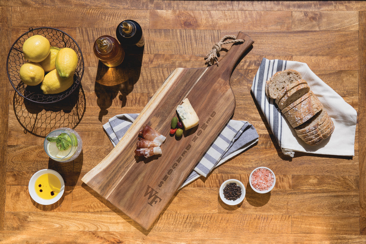 Wake Forest Demon Deacons - Artisan 24" Acacia Charcuterie Board