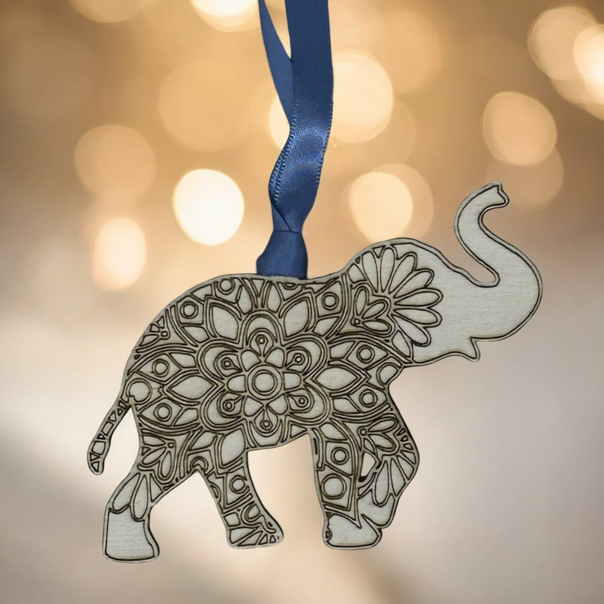 Sisterhood Best Friend Gift Unbreakable Bond Mandala Elephant Ornament