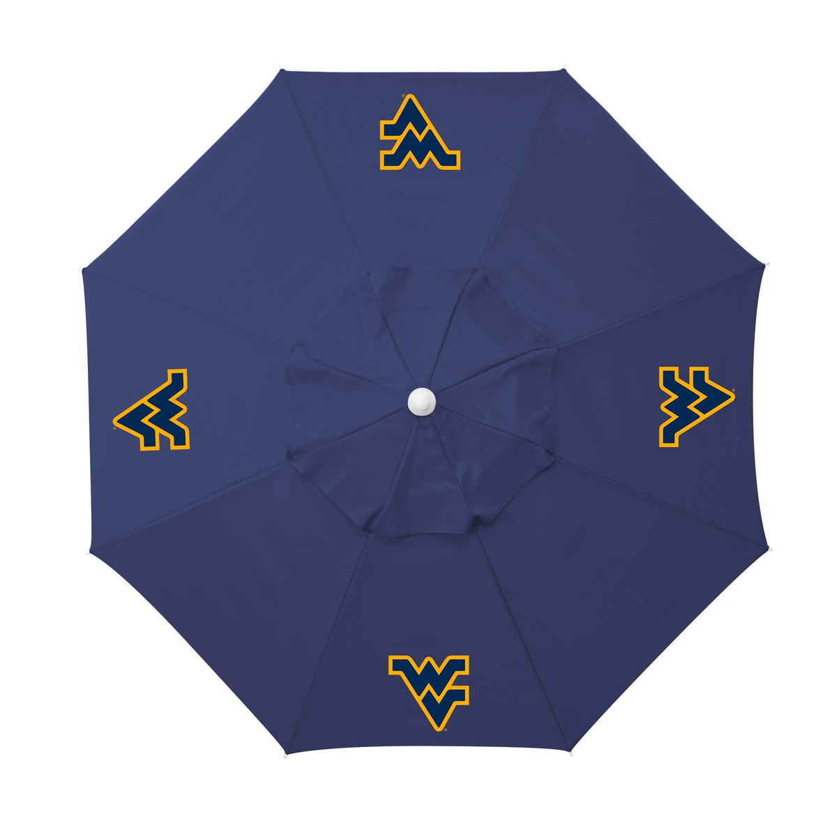 West Virginia Mountaineers - 5.5 Ft. Portable Beach Umbrella