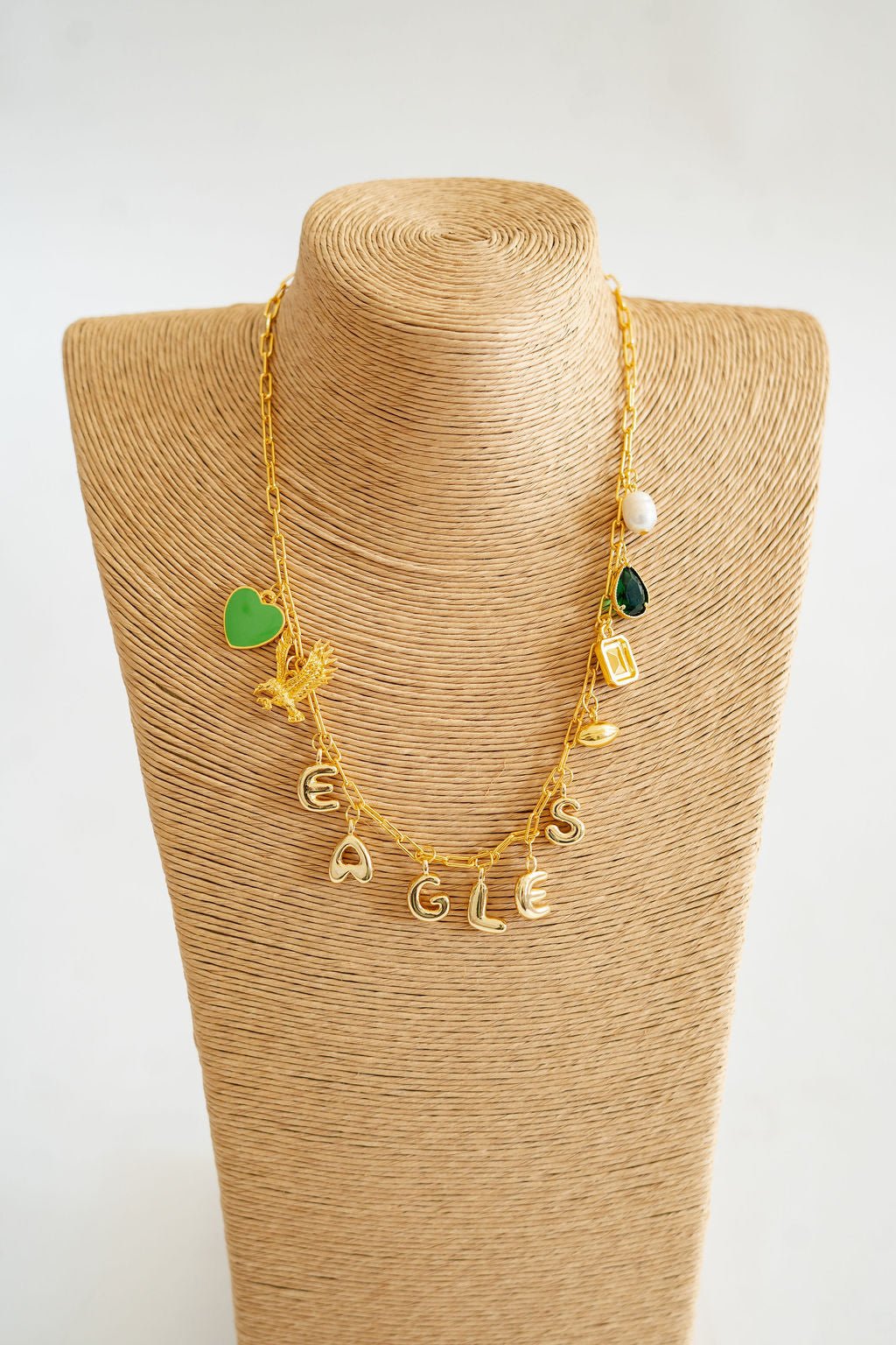 Gameday Charm Necklace - 18k Gold Plated