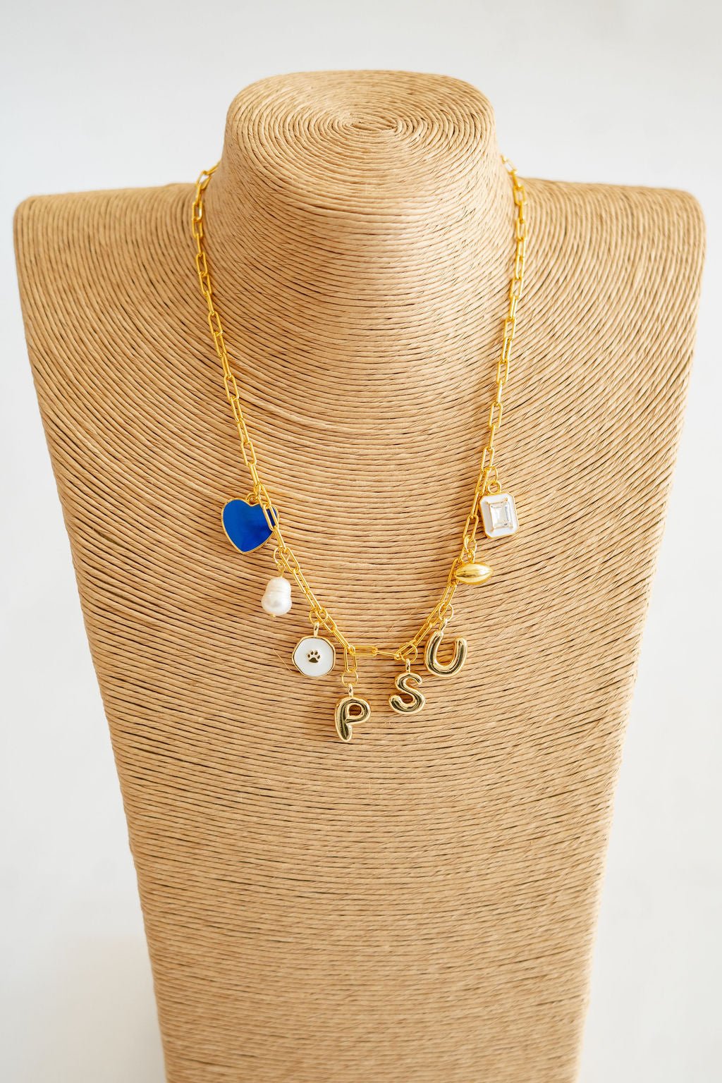 Gameday Charm Necklace - 18k Gold Plated
