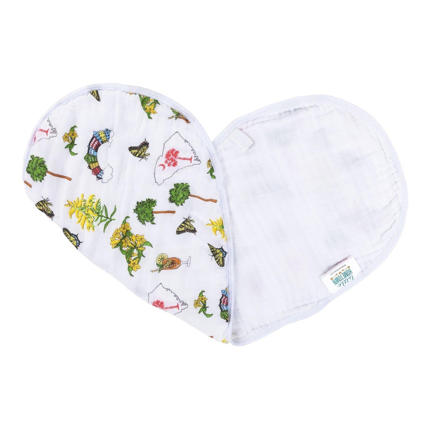 South Carolina Girl Baby Gift Set: Muslin Swaddle & Bib