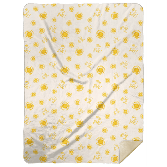 Hey Y'all Plush Throw Blanket 60x80 Meaningful Reminder of Home