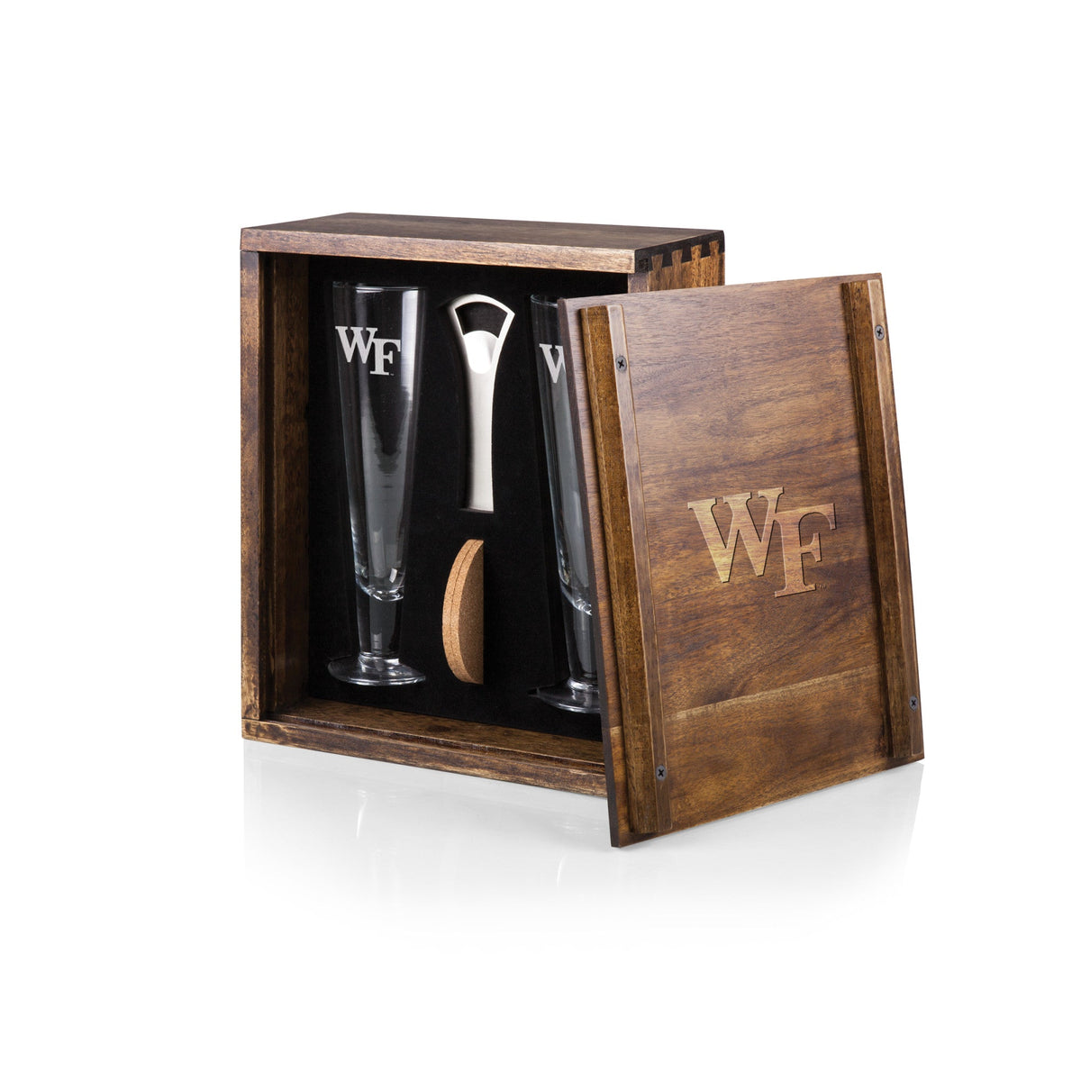 Wake Forest Demon Deacons - Pilsner Beer Glass Gift Set