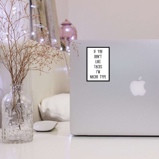 Tacos Nacho Type Sticker