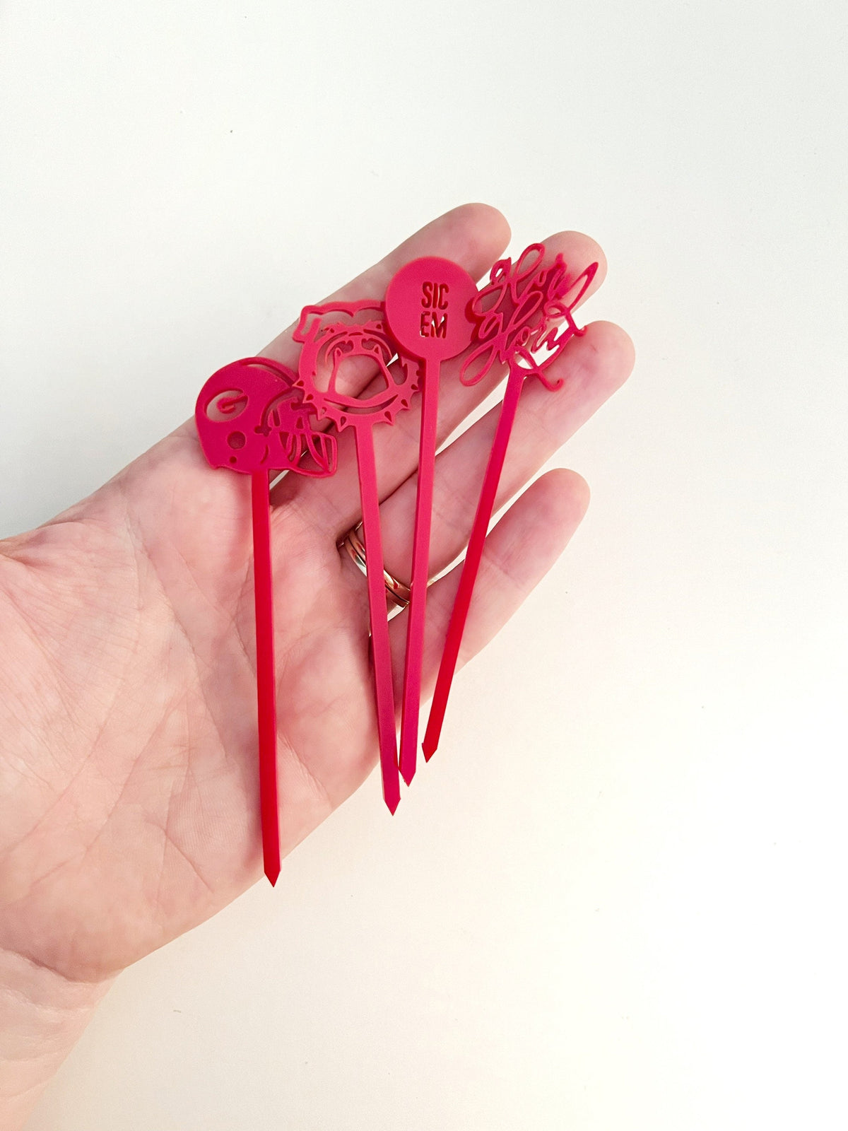 Georgia Bulldogs Food Pick - Skewer Set