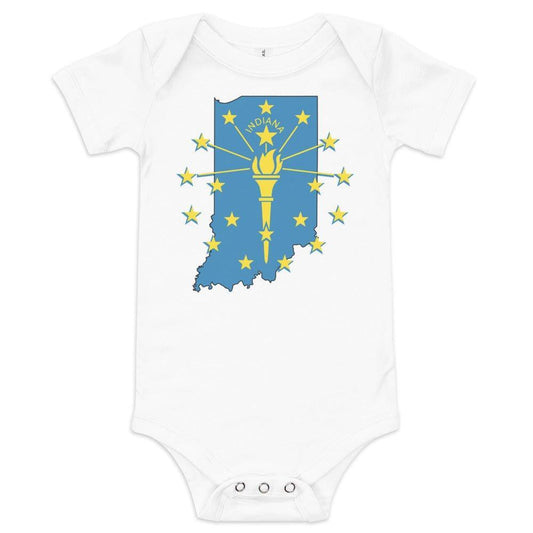 Indiana Baby short sleeve onesie Soft Cotton Newborn Outfit