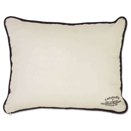 James Madison University Collegiate Embroidered Pillow by CatStudio