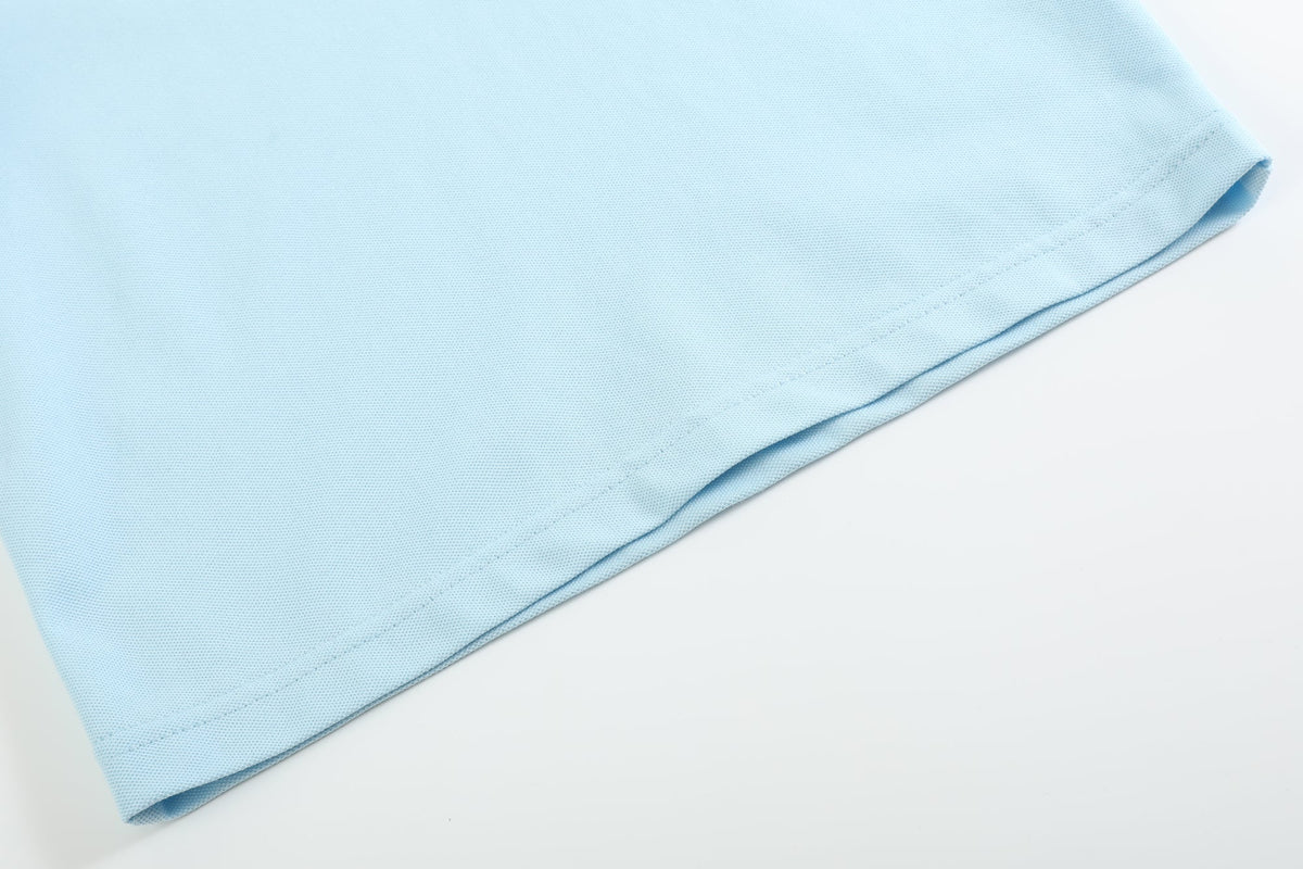 Light Blue Golf Hole Polo Shirt