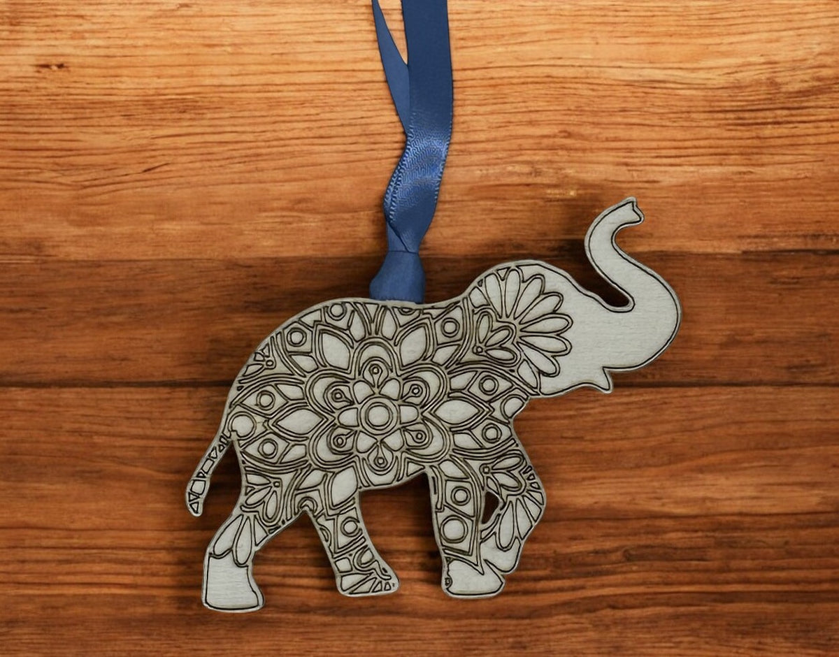 Sisterhood Best Friend Gift Unbreakable Bond Mandala Elephant Ornament