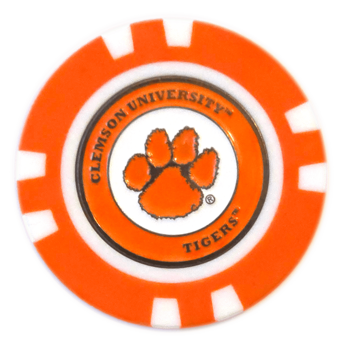 Clemson Tigers Poker Chip Ball Marker