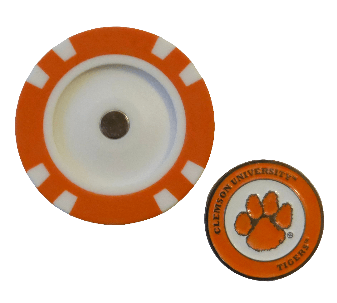 Clemson Tigers Poker Chip Ball Marker