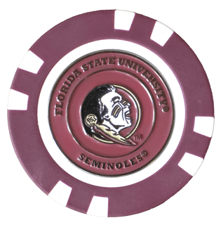 Florida State Seminoles Poker Chip Ball Marker