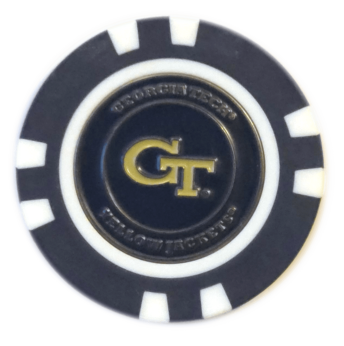 Georgia Tech Yellow Jackets Poker Chip Ball Marker