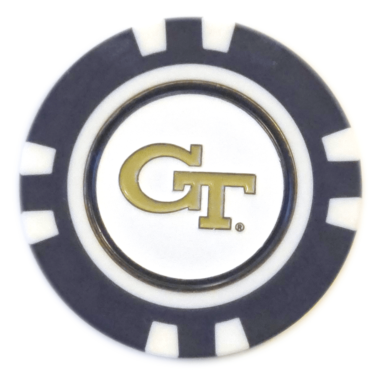 Georgia Tech Yellow Jackets Poker Chip Ball Marker